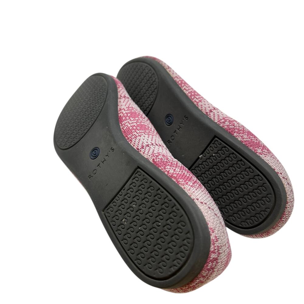 Rothy's The Point Flats Limited Edition Pink Needlepoint Size‎ 7 - Picture 13 of 14